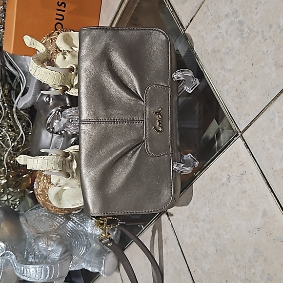 Coach Handbags - COACH Ashley Wristlet EUC